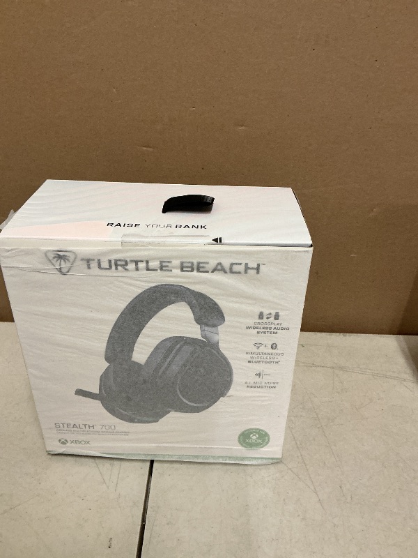 Photo 1 of Turtle Beach Stealth 700 Gen 3 Wireless Multiplatform Amplified Gaming Headset for Xbox Series X|S, Xbox One, PC, PS5, Mobile – 60mm Drivers, AI Noise-Cancelling Mic, Bluetooth, 80-Hr Battery – Black