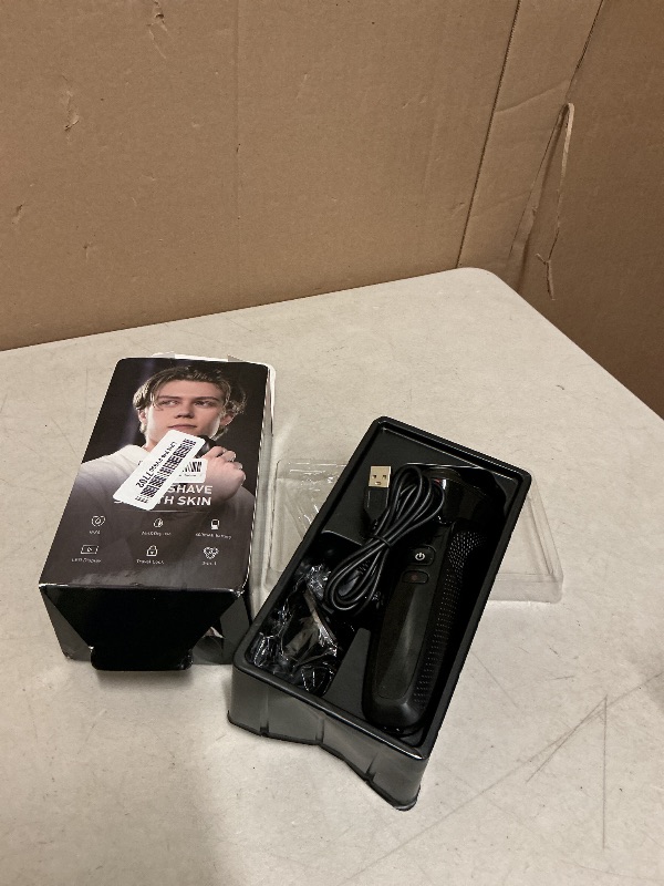 Photo 1 of rategist Cordless Electric Razor for Men: 3-in-1 Electric Shavers for Men - IPX7 Waterproof & Precision Blades - Turbo Speed Travel Kit for Beard Nose Sideburns