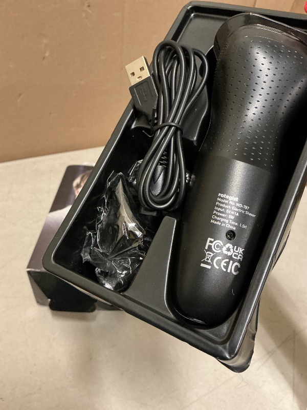 Photo 1 of rategist Cordless Electric Razor for Men: 3-in-1 Electric Shavers for Men - IPX7 Waterproof & Precision Blades - Turbo Speed Travel Kit for Beard Nose Sideburns