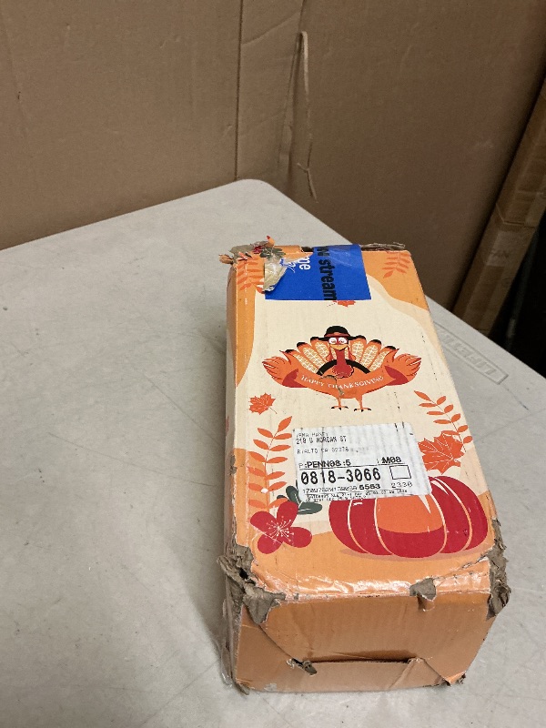 Photo 1 of 10'' Fall Snow Globe Lantern, Thanksgiving Lighted Lantern, Swirling Glitter Snow Globe for Fall Harvest Day Decorations, Home Fall Decor Gift (Truck&Pumpkins)