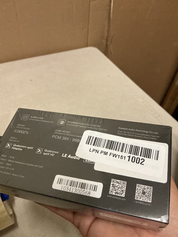 Photo 1 of Questyle M18i Headphone Amplifier Bluetooth 5.4 Receiver Portable USB DAC Amps High Resolution with 4.4mm and 3.5mm Dual Outputs Supports PCM 384kHz/DSD256 LDAC Lossless for Smartphones/PC/Laptops