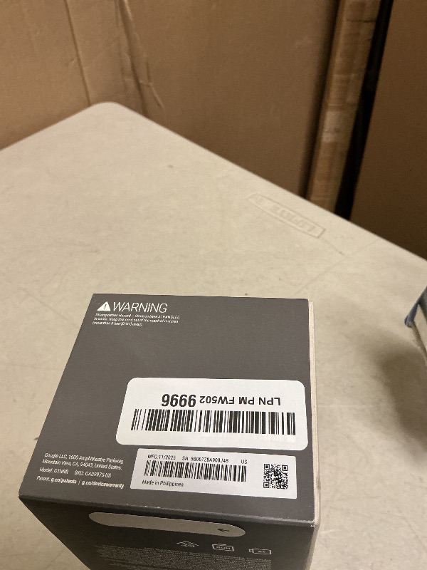 Photo 1 of Google Nest Cam Indoor (Wired, 3rd Gen) - Security Camera with 2K Video and Gemini, Night Vision, 2-Way Audio, Works with Google Home - 2025 Model - Hazel