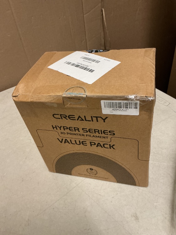 Photo 1 of ?Creality PLA Filament 1.75mm, Hyper RFID 3D Printer Filament PLA for High Speed 30-600mm/s, 1kg(2.2lbs)/Spool PLA Filament Support CFS, Fits for Most 3D Printers (White & White)