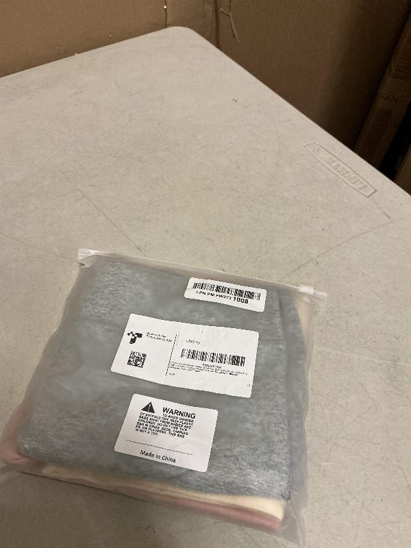 Photo 1 of 3 Pack Women's Incontinence Underwear Washable, Double Elastic High Waist Adult Incontinence Protective Briefs, Reusable for Light Bladder Leakage(L-Waist: 24.4''~38.6'')