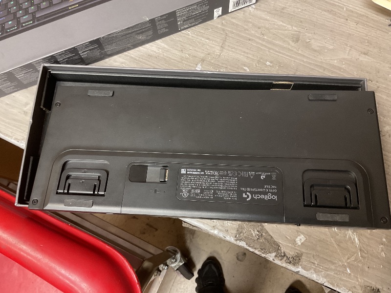 Photo 1 of Logitech G915 X Lightspeed TKL Low-Profile Wireless Gaming Keyboard, Double-Shot PBT Keycaps, Fully Programmable Keys, RGB Backlighting, Sleek Aluminum Finishing, GL Brown Tactile - PC/Mac - Black