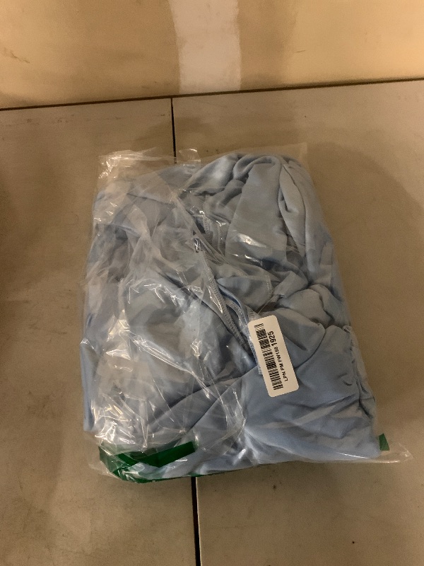 Photo 1 of 10 ft x 8 ft Wrinkle Free Baby Blue Backdrop Curtain for Parties, Polyester Light Blue Photo Backdrop Drapes for Birthday Wedding Party Baby Shower Photography