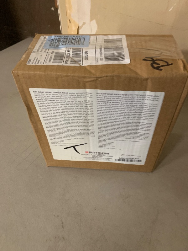 Photo 1 of Rust-Oleum Concrete Saver Pro Instant Concrete Repair, Gallon, Gray