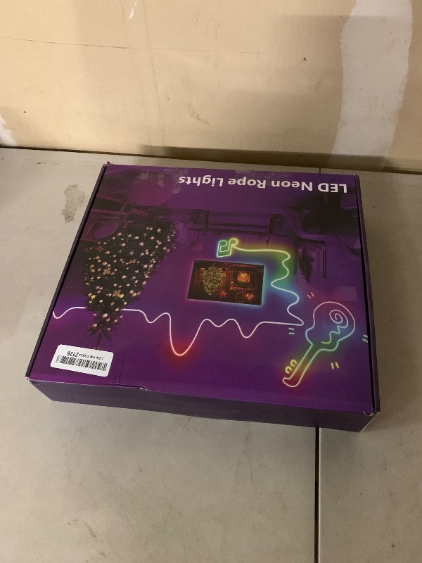 Photo 1 of FBZ 200Ft Led Rope Lights, Flexible Neon Lights Control with App/Remote, Multiple Modes, IP65 Outdoor RGB Waterproof, Music Sync Gaming Light Strip for Bedroom Decor