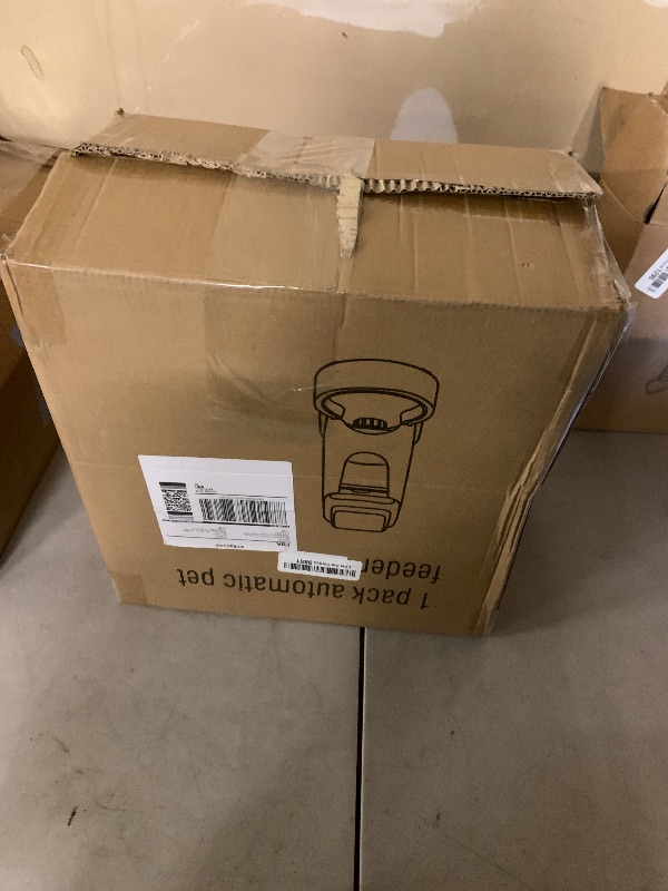 Photo 1 of 1 Gallon Automatic Cat Feeder Gravity Stainless Steel Water Dispenser Dog Feeder for Small Medium Puppy Kitten Pets Water Feeding Bowls, Dark Navy