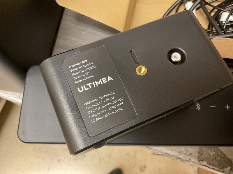 Photo 1 of ULTIMEA 7.1ch Sound Bar with Dolby Atmos, Surround Sound System for TV with 4 Surround Speakers, Sound Bar for Smart TV with App Control, Soundbar with Subwoofer for Home Theater, HDMI eARC, Aura A60