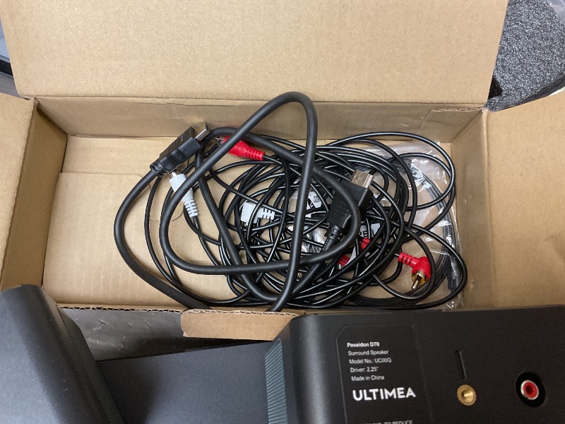 Photo 1 of ULTIMEA 7.1ch Sound Bar with Dolby Atmos, Surround Sound System for TV with 4 Surround Speakers, Sound Bar for Smart TV with App Control, Soundbar with Subwoofer for Home Theater, HDMI eARC, Aura A60