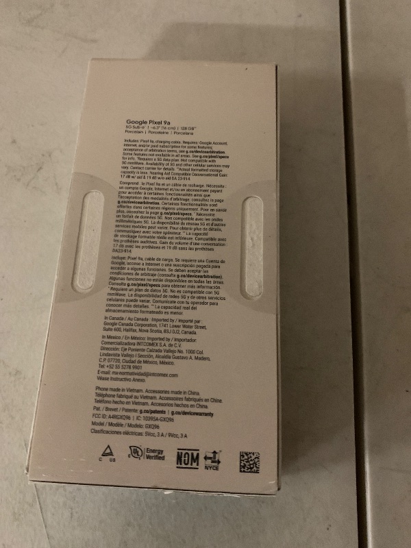 Photo 1 of Google Pixel 9a with Gemini - Unlocked Android Smartphone with Incredible Camera and AI Photo Editing, All-Day Battery, and Powerful Security - Porcelain - 128 GB