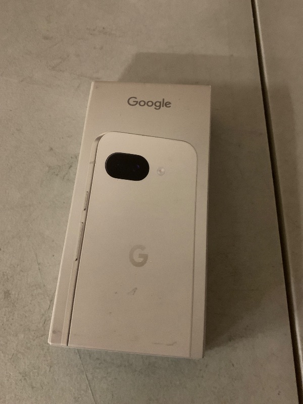 Photo 1 of Google Pixel 9a with Gemini - Unlocked Android Smartphone with Incredible Camera and AI Photo Editing, All-Day Battery, and Powerful Security - Porcelain - 128 GB