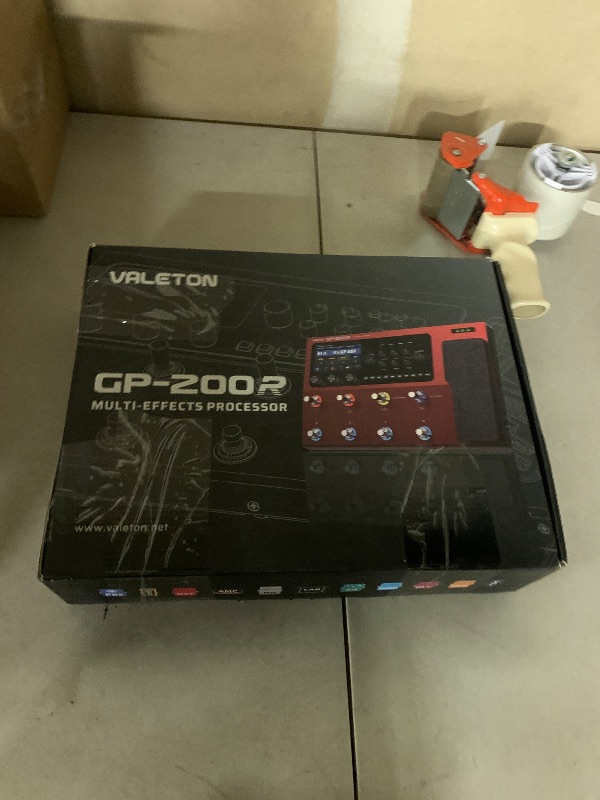 Photo 1 of VALETON GP-200R + MIDI Foot Controller Hotone Ampero Control bundle - Multi-Effects Guitar/Bass Pedal with Expression, FX Loop, MIDI, Amp Modeling, IR Cab Simulation, Stereo, USB Interface