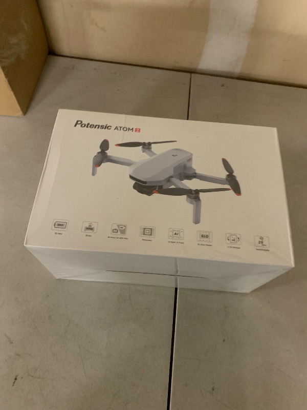 Photo 1 of Potensic ATOM 2 Drone with Camera for Adults 4K Video, 8K Photo, Under 249g, 3-Axis Gimbal, 10KM Transmission, AI Track, Vertical Shooting, AI Night Shot, QuickShots, Fly More Combo (96-Min Flight)