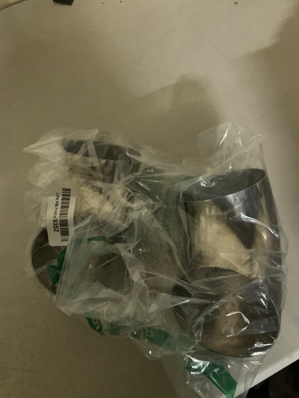 Photo 1 of 2PCS Stainless Steel Elbow 4" 90° Mandrel Bend Elbow-Thickness 16GA/.065" Wall, 304 Stainless Elbow Exhaust Tubing for Car Modified Exhaust Elbow Pipe, Stair Handrail (2 Pack)