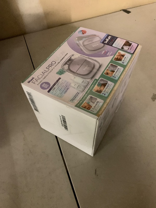 Photo 1 of Shark FacialPro Glow at-Home Hydro-Powered Facial System with DePuffi Hot & Cold Therapy – Professional Spa Skincare Device for Pore Cleansing, Hydration, & Radiant Glow, Lilac, FH320PL