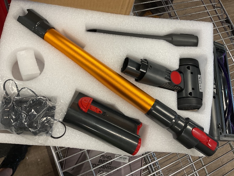 Photo 1 of MBTTODF Cordless Vacuum Cleaner,Vacuum Cleaner for Home with Brushless Motor,Lightweight Stick Vacuum with Self-Standing and Touch Screen,Hardwood Floor Vacuum for Pet Hair,Carpets,Tile(Deep Purple)