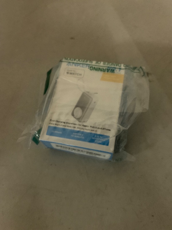 Photo 1 of *****NONFUNCTIONAL PARTS ONLY******
Anker MagGo Power Bank for Apple Watch, Officially Certified 10,000mAh Compact Battery Pack with Built-in USB-C Cable, 35W Max, for iPhone 15 Series, Samsung, iPad, AirPods, and More(White)