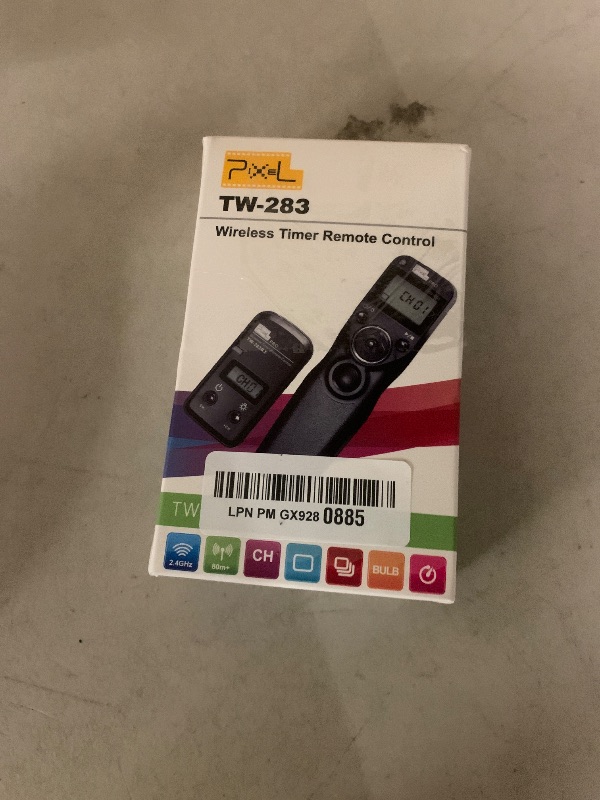 Photo 1 of Pixel LCD Wireless Shutter Release Remote Control TW283-DC0 Compatible with Nikon Z8 Z9 D3 D810A D3s D4 D5 D6 D800 D850 D800E D810A D810 D700 D500 D300 D300s D200 F100 F90 F90X F6 F5 N90s D1X D2H