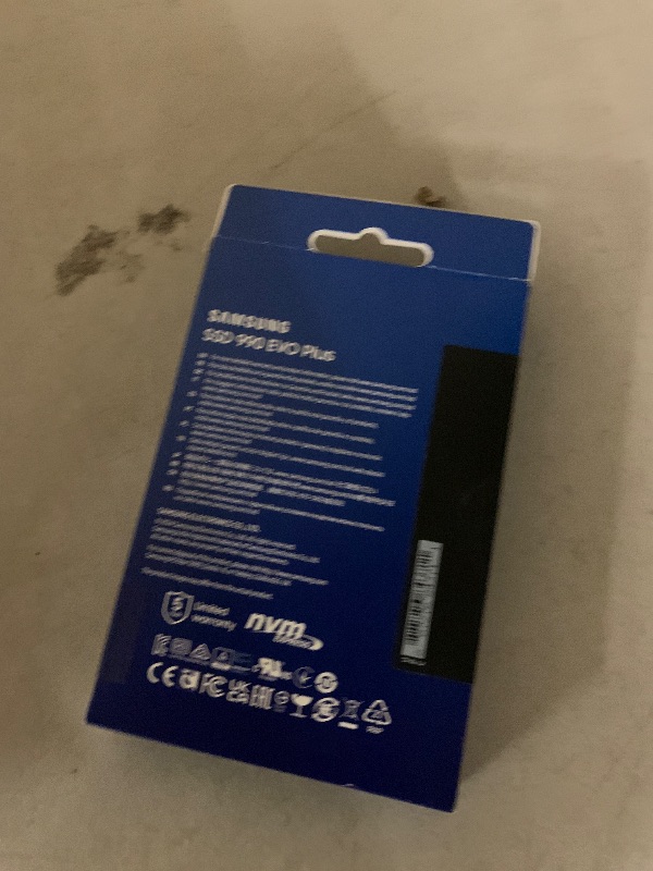 Photo 1 of Samsung 990 EVO Plus SSD 1TB, PCIe Gen 4x4, Gen 5x2 M.2 2280, Speeds Up-to 7,150 MB/s, Upgrade Storage for PC/Laptops, HMB Technology and Intelligent Turbowrite 2.0, (MZ-V9S1T0B/AM)