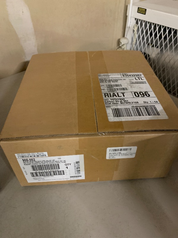 Photo 1 of Moen Flo Smart Water Monitor and Automatic Shutoff Sensor, Wi-Fi Connected Water Leak Detector for 1-1/4-Inch Diameter Pipe, 900-002