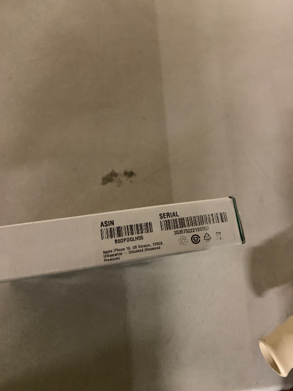 Photo 1 of Apple iPhone 16, US Version, 128GB, Ultramarine - Unlocked (Renewed Premium)