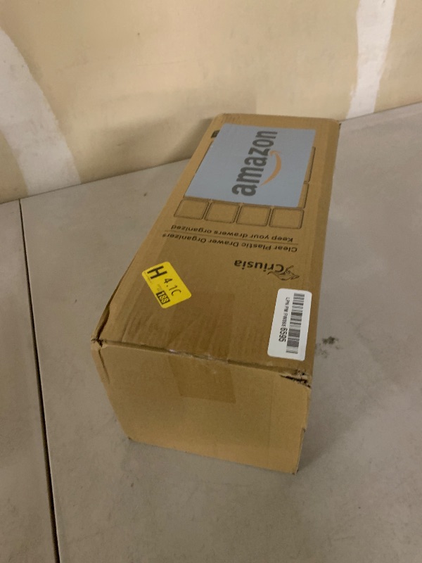 Photo 1 of 12 Pack Clear Plastic Drawer Organizer Set, Acrylic Non Slip Non Cracking Kitchen Drawer Storage Tray Large Size Divider, Multifunctional Storage for Cosmetics, Bathroom, Tools, Kitchen and Office