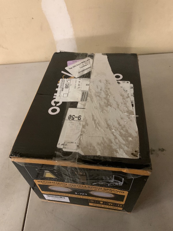 Photo 1 of Amico 6 Pack 6 Inch 5CCT LED Recessed Ceiling Light with Night Light, 2700K/3000K/3500K/4000K/5000K Selectable Ultra-Thin Recessed Lighting, 12W=110W, 1100LM, Dimmable Canless Wafer Downlight ETL&FCC