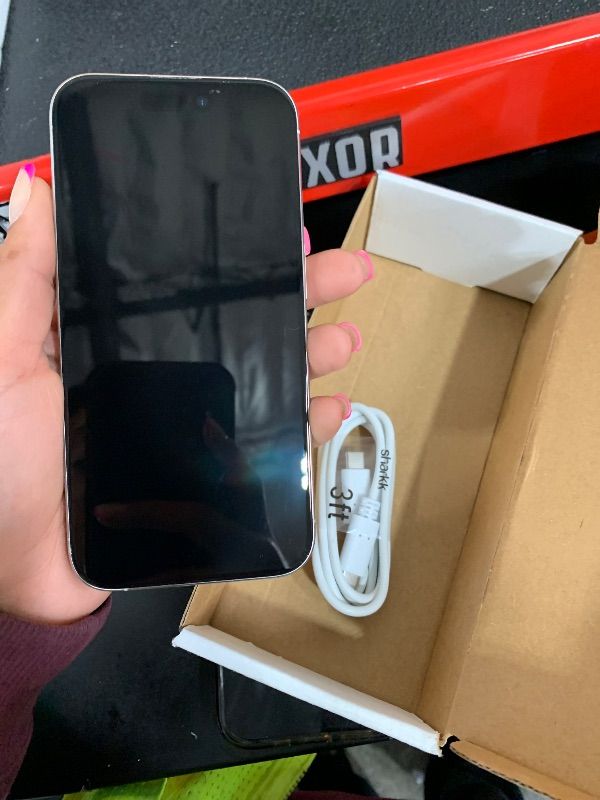 Photo 1 of Apple iPhone 15 Pro, 256GB, White Titanium - Unlocked (Renewed)