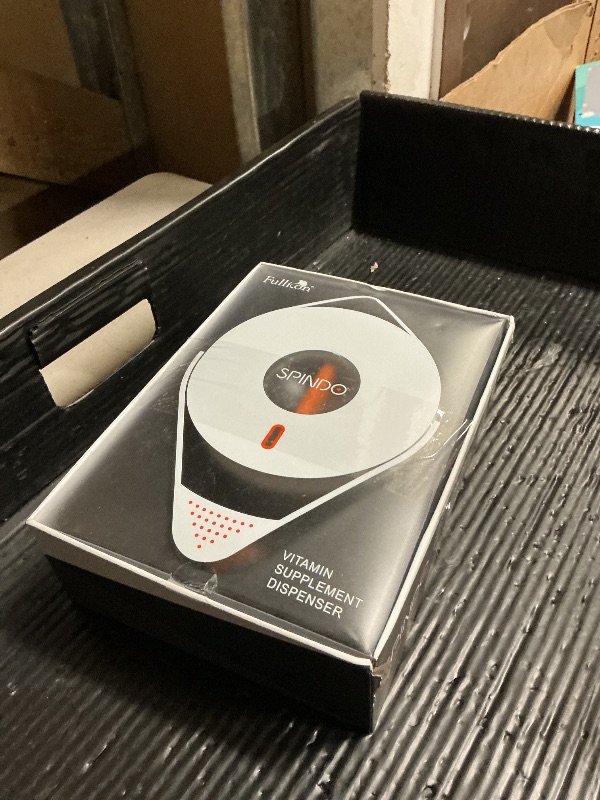 Photo 1 of Fullicon Weekly Pill Dispenser Organizer with 14 Large Compartments and Child-Proof Lock, Spindo Medicine Dispenser-Dispense Vitamin/Tablet/Supplement for Elderly/Amnesia/Dementia