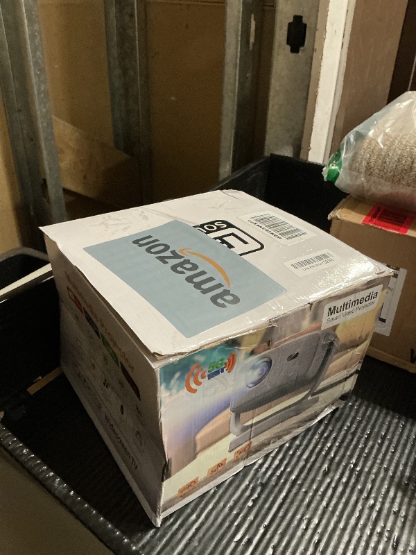 Photo 1 of [Auto Focus/4K Support]A8 Projector with 5G WiFi and Bluetooth , 600 ANSI Native 1080P Outdoor Movie Projector, Auto 6D Keystone , Home Theater Projector compatible with Phone/TV Stick/PC