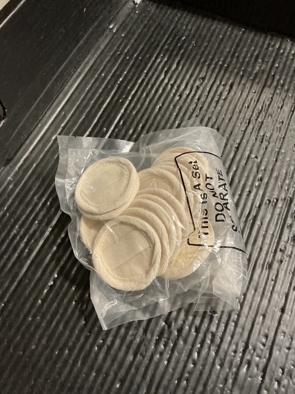 Photo 1 of 18 Packs Exfoliating Loofah Sponge Pads Mini Facial Body Bath Shower Loofah Sponge Pad Natural Exfoliating Scrubber Brush for Women Men