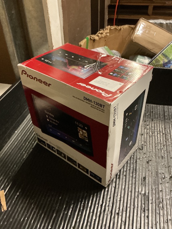 Photo 1 of Pioneer DMH-130BT 6.8" Resistive Touchscreen, Double Din – Bluetooth, Backup Camera, USB, FLAC, AM/FM Radio, Short Chassis, 50W x 4 Output, Steering Wheel Input