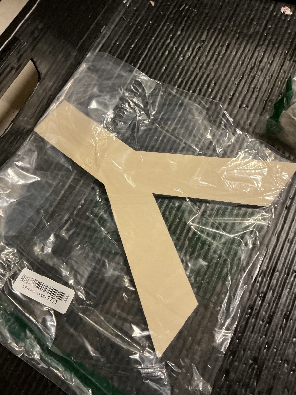 Photo 1 of 12 Inch Wooden Letter Y, 1/4 Inch Thick Large Unfinished Wood Letter for DIY Crafts Home Wall Decor