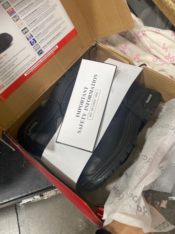 Photo 1 of Reebok Men's Trainex Composite Toe Black 8.5 M