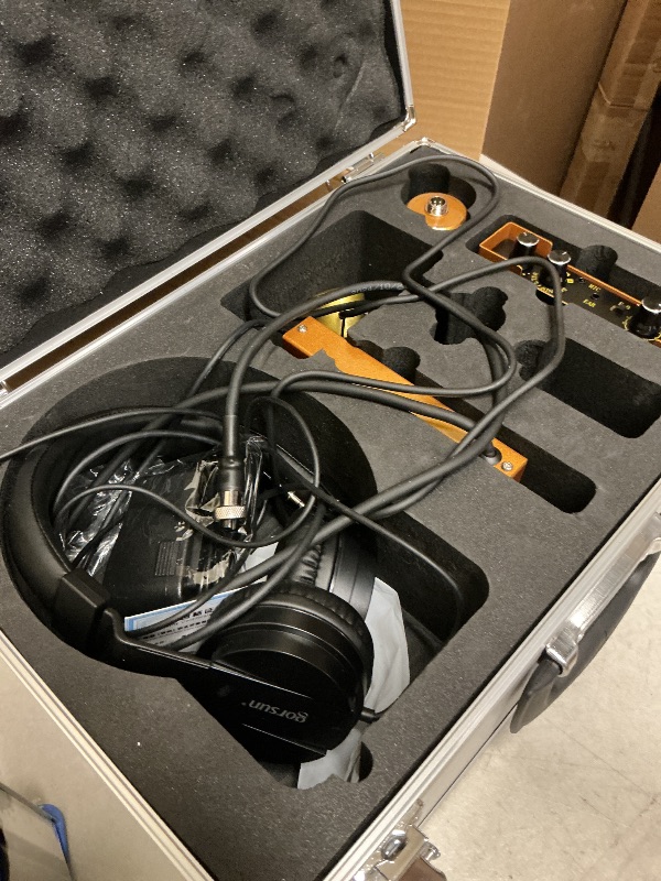 Photo 1 of Underground Water Leak Detector, Adjustable Sensitivity Non-Destructive Metal/Plastic Water Pipe Leak Detector Locator for Commercial Residential Plumbing Floor Heating, Noise-Cancelling Headset