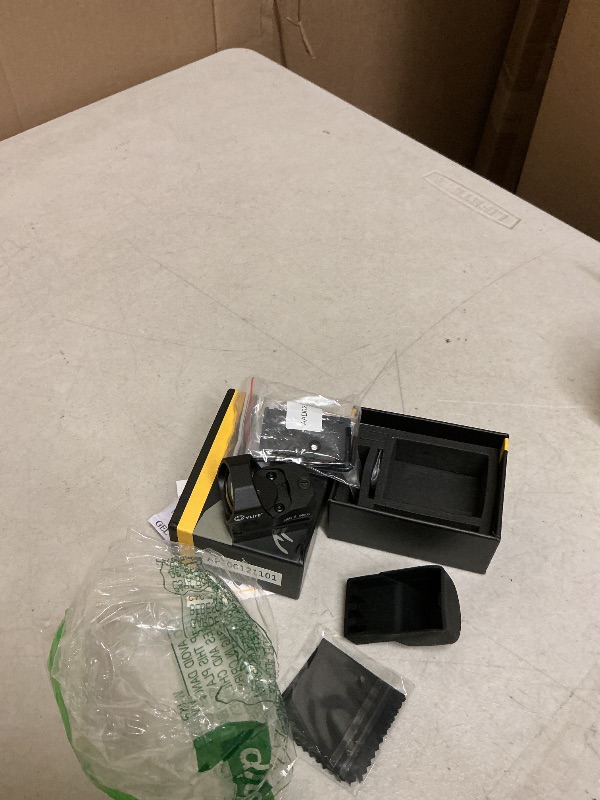 Photo 1 of CVLIFE WolfCovert X S01 Competition Multiple Reticle Red Dot, 3 MOA Dot & 50 MOA Circle Optic, 28mm Large Len, Motion Awake Red Dot for RMR, Open Reflex Optic with Adapter Plate for MOS & Picatinny.