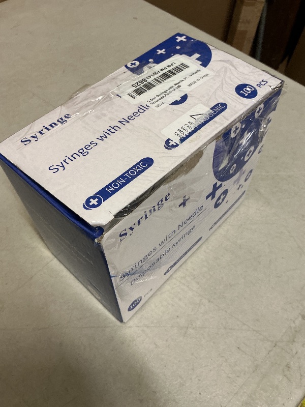 Photo 1 of 0.5ml Syringe with Needle,31G 0.5cc 5/16 Inch 8mm Needle and Syringe,Individually Wrapped,Pack of 100