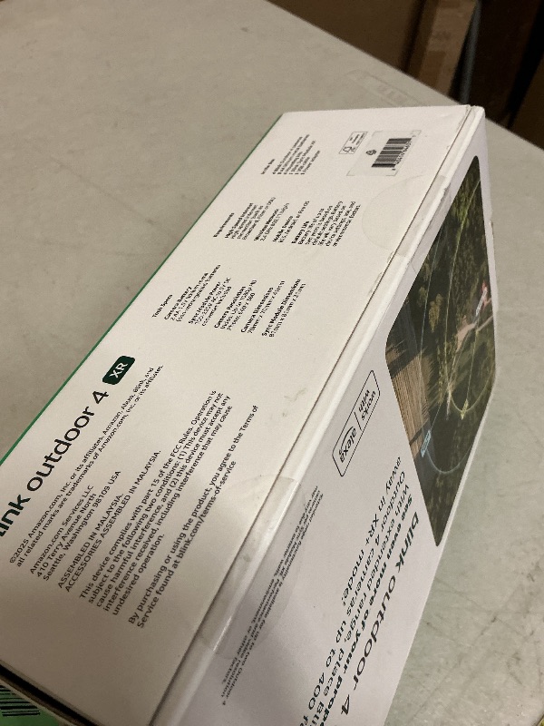 Photo 1 of Blink Outdoor 4 XR – two-year battery wireless camera with 4x security coverage, 1000 ft open-air range or 400 ft with typical use — 4 camera system.