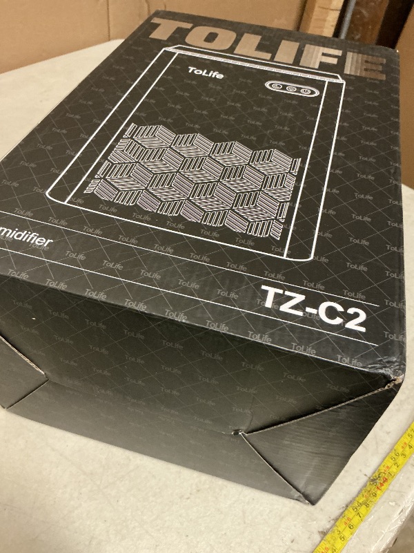 Photo 1 of ToLife Dehumidifier for Home 95 OZ Water Tank, 1000 sq.ft Dehumidifiers for Basement Bedroom Bathroom with Auto Shut Off 7 Colors LED Light, Grey