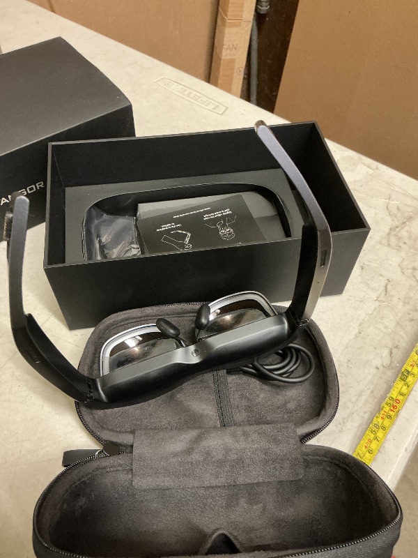 Photo 1 of AR Glasses, Smart Glasses with Massive 201 Inch Micro OLED Virtual Theater, 1080P, 3D Movie, 50° FOV, 400 nits Brightness, Support Stream, Game and Work on PC/Android/iOS/Consoles/Cloud