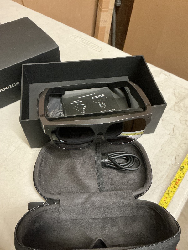 Photo 1 of AR Glasses, Smart Glasses with Massive 201 Inch Micro OLED Virtual Theater, 1080P, 3D Movie, 50° FOV, 400 nits Brightness, Support Stream, Game and Work on PC/Android/iOS/Consoles/Cloud