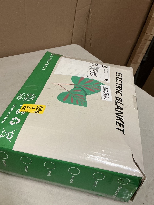 Photo 1 of Heated Blanket Full Size Electric Blanket 72" X 84" with 5 Heating Level & 10 Hour Auto Off, Ultra-Warm Selected Flannel Heating Blanket for Adults, Machine Washable, Gifts for Grandma(Charcoal Grey)