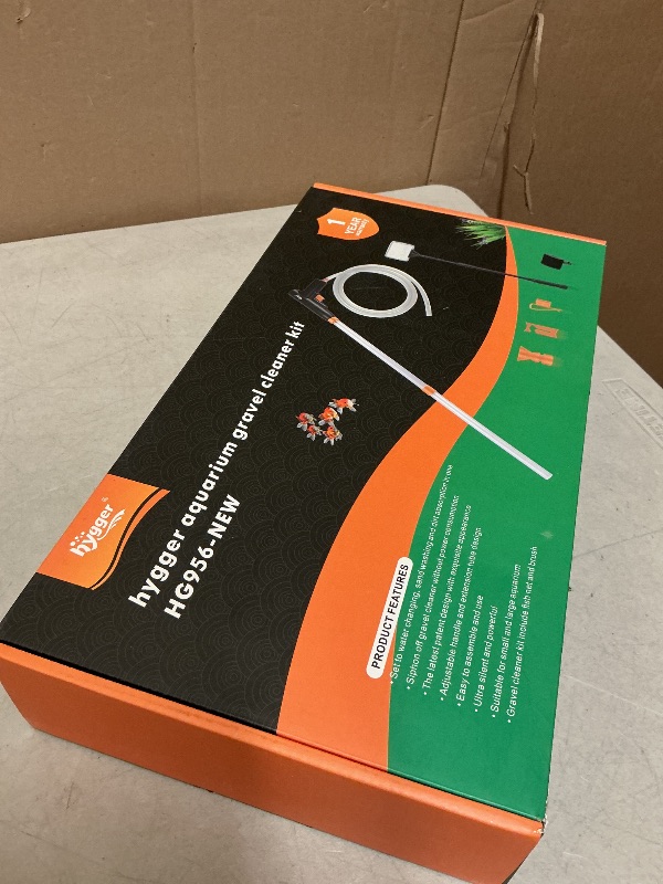 Photo 1 of hygger Aquarium Gravel Cleaner Kit, Fish Net Aquarium Cleaning Brush, Patented Water Changer Gravel Vacuum Fish Tank Sand Cleaner Kit Aquarium Siphon Vacuum Cleaner with Water Hose Controller Clamp