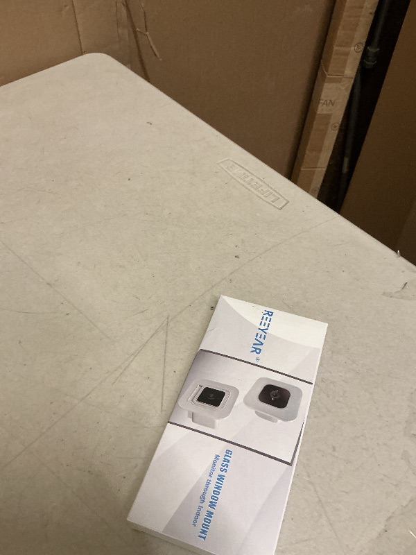 Photo 1 of 2 Pack Window Mount Compatible with Blink Mini Indoor, Secured Camera Glass Wall Holder for Single Pane Glass Windows/Doors for Outside Security Monitoring,White