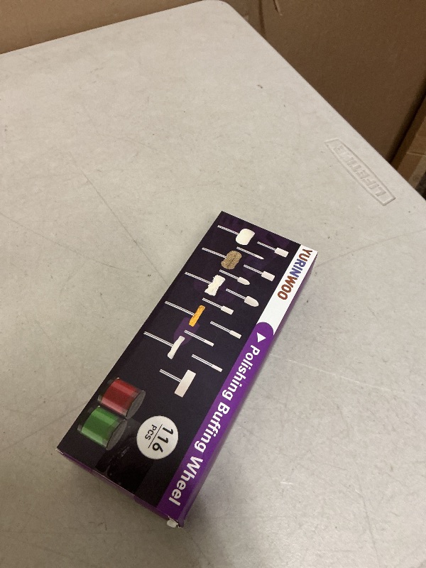 Photo 1 of 114 PCS Polishing Kit with 2Pcs Polishing Compound for Dremel, Abrasive Buffing Wheels Polishing Bits for Rotary Tool Accessories with 1/8 Inch Shank, Sanding Kit for Metal Wood Watch Jewelry Brass