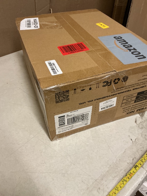 Photo 1 of TCL Ceiling Fans with Lights, 52 Inch Low Profile Ceiling Fan with Light and Remote Control, Flush Mount, DC Reversible Motor, Noiseless, 6 Speeds Ceiling Fan for Bedroom (White)