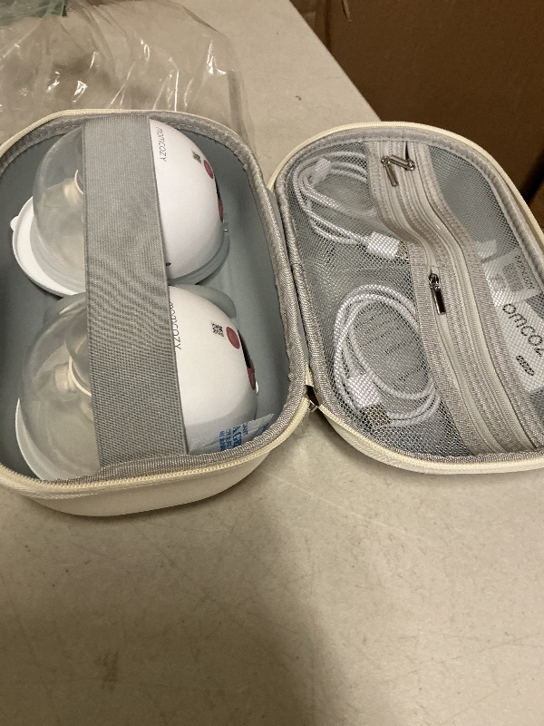 Photo 1 of Momcozy M5 Smart APP Controlled Wearable Breast Pump, Hands-Free Wireless Electric Pump, 3 Modes 9 Suction Levels, BPA-Free, Portable Lightweight, 24mm Flange, 2-Pack Cozy Red