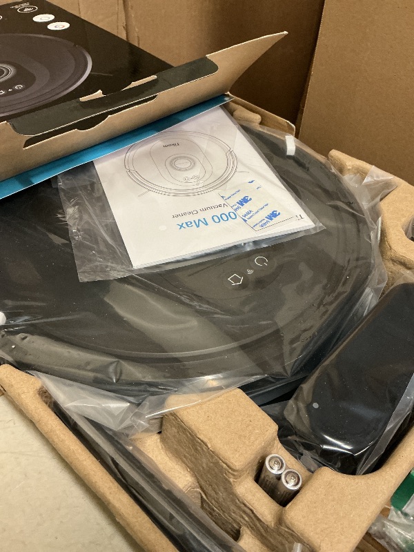 Photo 1 of Tikom Robot Vacuum and Mop Combo, 5000Pa Robotic Vacuum Cleaner, 150 Min Max, App & Remote Control, Ideal for Hard Floor, Carpet, Pet Hair, Self-Charge(G8000 Max)